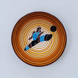Piatto-futurista-Calciatore-di-Dante-Baldelli-per-Ceramiche-Rometti