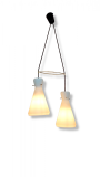 SOLD-Lampadario-a-due-luci-in-vetro-opalino-anni-50