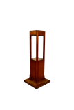 SOLD-Colonna in rovere nello stile di Frank Lloyd Wright