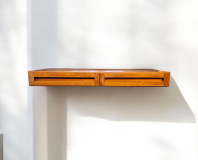 SOLD-Consolle-pensile-in-teak-di-Dino-Cavalli-per-Tredici-Italia-anni-60