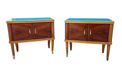 SOLD-Coppia-di-comodini-in-legno-e-piano-vetro-anni-50