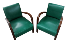 SOLD-Coppia-di-poltroncine-anni-40-in-legno-e-skai-SOLD