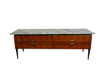 SOLD-Casettiera-mid-century-con-marmo-verde-anni-50-SOLD