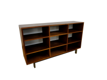SOLD-Sideboard-credenza-mid-century-a-giorno-in-teak-anni-50-SOLD