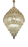 SOLD-Grande-lampadario-Poliedri-Venini-vetro-di-Murano-anni-60