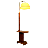 SOLD-Lampada-da-terra-Art-Decò-con-ripiano-SOLD
