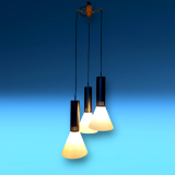 SOLD-Lampadario-a-3-luci-modello-nr-1135-Stilnovo-anni-60