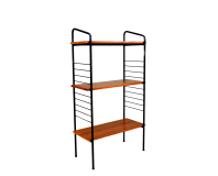 SOLD-Piccola-libreria-anni-60-in-legno-e-metallo