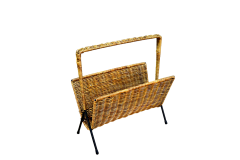 SOLD-Portariviste-in-rattan-e-metallo-anni-60