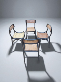 SOLD-Sedie-produzione-Mario-Sabot-in-legno-e-paglia-di-Vienna-anni-60-set-di-4