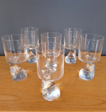 SOLD-Set-6-bicchieri-modello-Smoke-di-Joe-Colombo-per-Riedel-anni-1960s