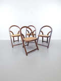 SOLD-Set-di-4-sedie-pieghevoli-modello-Arca-di-Gigi-Sabadin-per-Crassevig-Italia-anni-60-