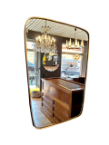 SOLD-Specchio-con-cornice-in-ottone-Italia-anni-50