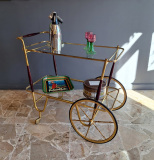 Carrello-bar-in-ottone-e-vetro-design-Cesare-Lacca-Italia-anni50