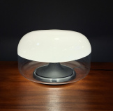 Lampada-da-tavolo-in-vetro-modello-Medusa-di-Roberto-Pamio-per-Leucos-Italia-anni-70