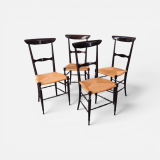 Set-4-sedie-Chiavarine-con-paglia-modello-S-2-Azucena-Italia-anni-50