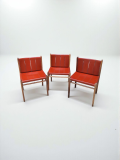 Set-di-3-sedie-modello-830-di-Gianfranco-Frattini-per-Bernini-Italia-anni-80-
