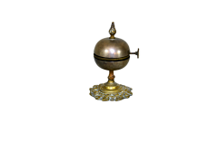 Campanello-da-tavolo-in stile-Liberty-in-ottone-anni-20